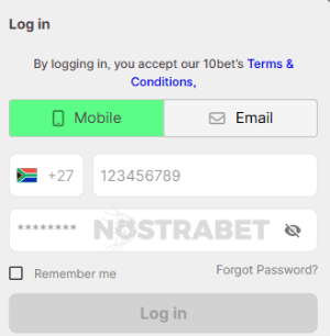 10bet login instructions