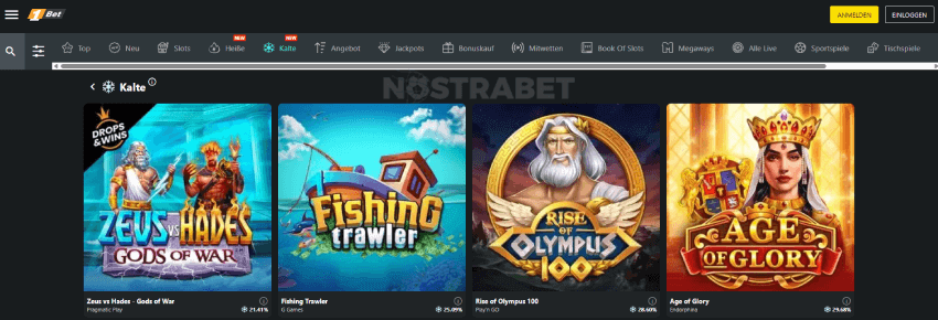 1Bet Casino Spiel-Portfolio