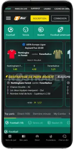 1bet version mobile