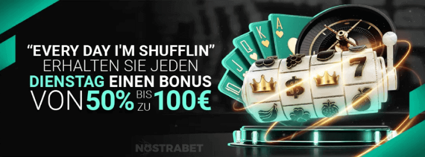 1Bet 100 € Bonus jeden Dienstag