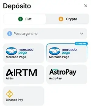 1win métodos de depósito