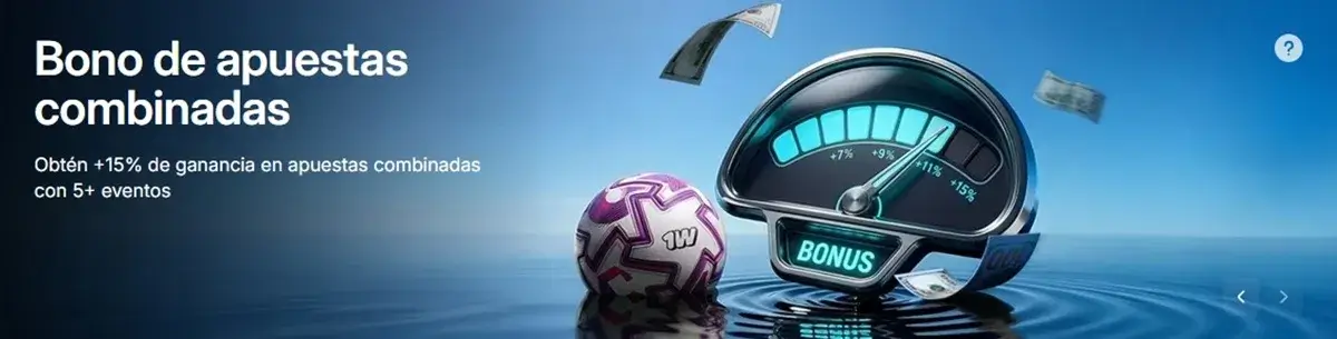1win bono de apuestas combinadas