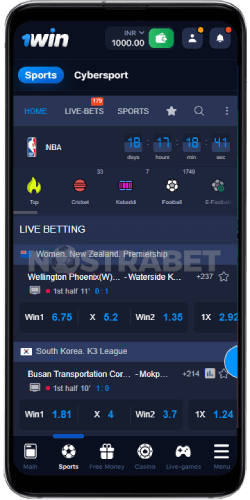 1win sports mobile version