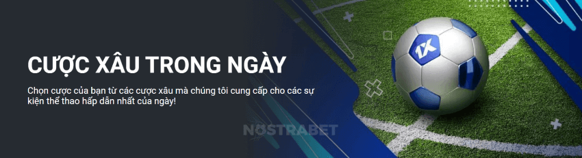 1xbet acca trong ngày
