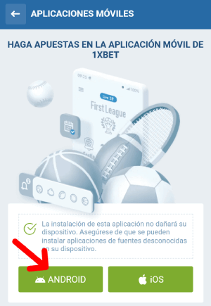 1xbet app descargar Android