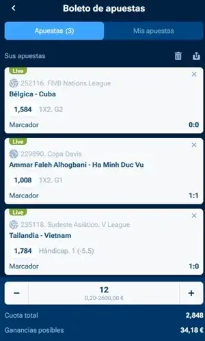 boleto de apuesta 1xbet