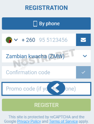 1xbet bonus code enter zambia