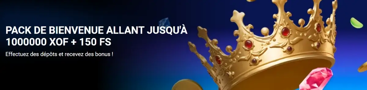Bonus de bienvenue du casino 1xbet