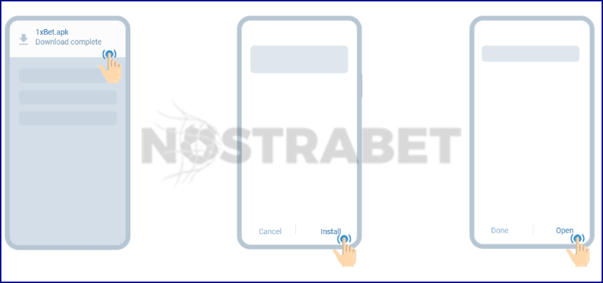 1xbet android install steps