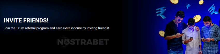 1xbet invite friends bonus