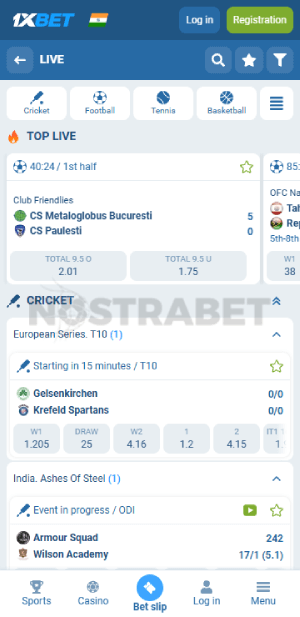 1xbet live sports