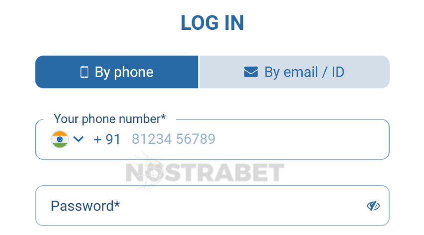1xbet login steps
