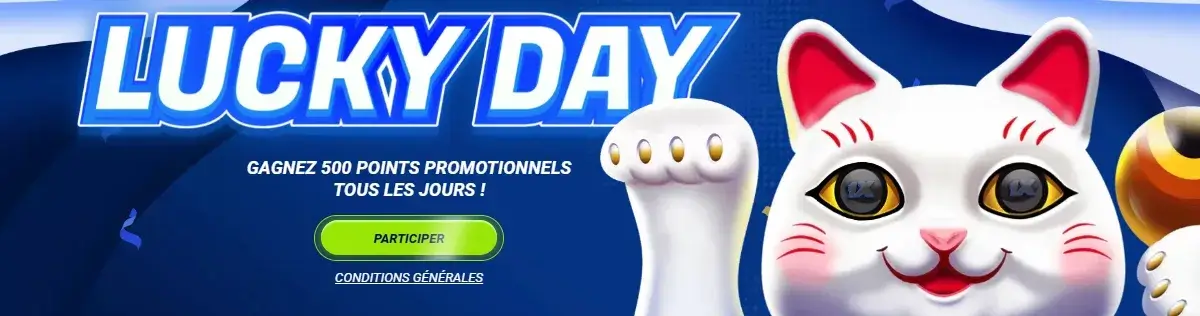 jour de chance 1xbet