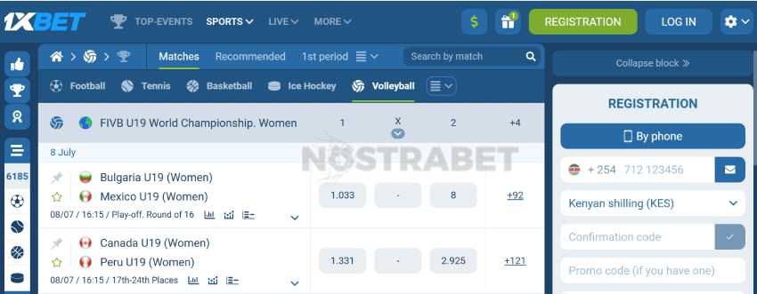 1xbet sports betting coverage