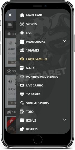 Mobile Navigation of 1xBit