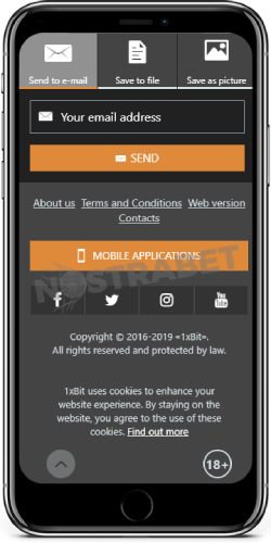 Mobile Registration at 1xBit