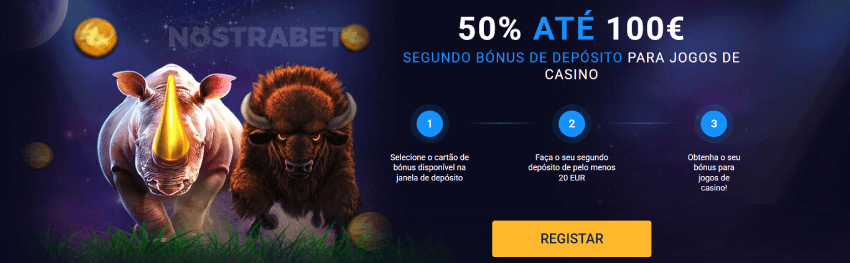 Bónus de segundo depósito da 20bet