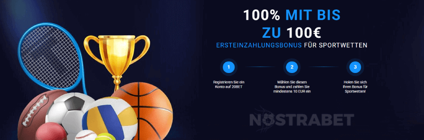 20Bet Sport-Willkommensbonus