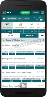 22bet android applikation sportwetten