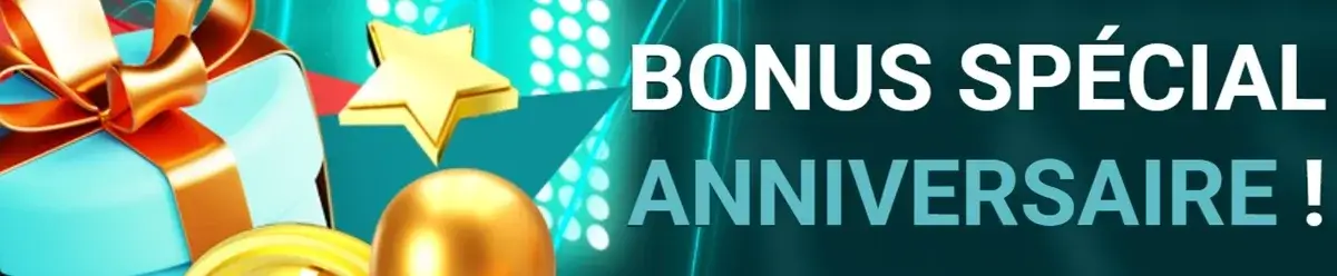 bonus d'anniversaire 22bet