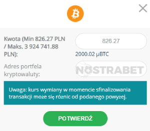 22bet wypłata kryptowalut