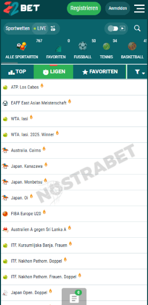 22bet live wetten