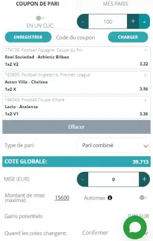22bet mobile coupon de pari