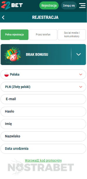 22bet rejestracji i weryfikacja konta