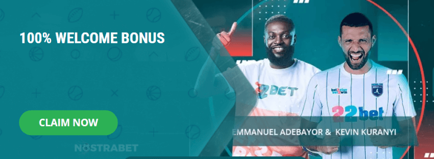 22bet sports welcome bonus