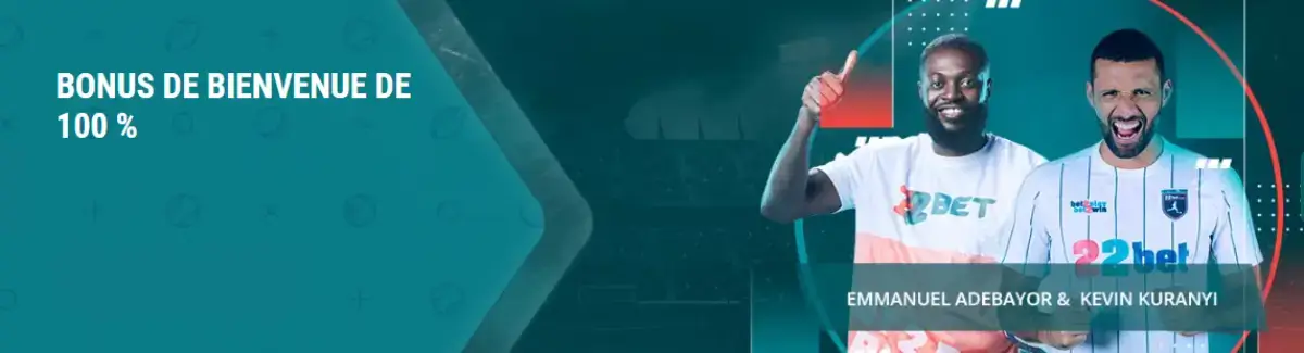 22bet bonus de bienvenue