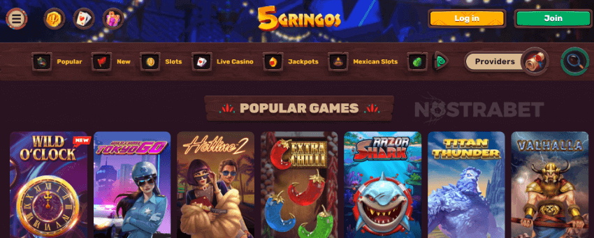 5gringos casino homepage