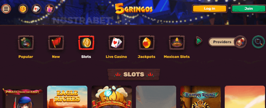 5gringos casino slots