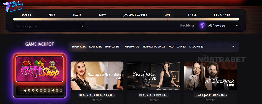 7bit live casino