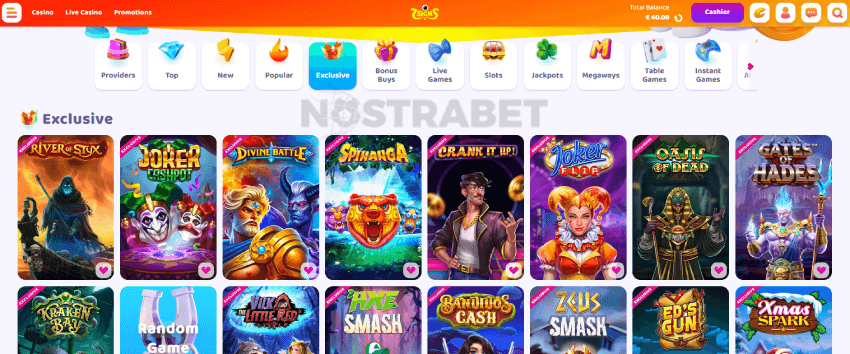 7Signs casino exclusives