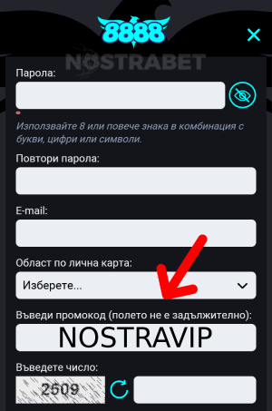 8888 промо код VIP точки