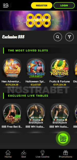 888casino exclusive games