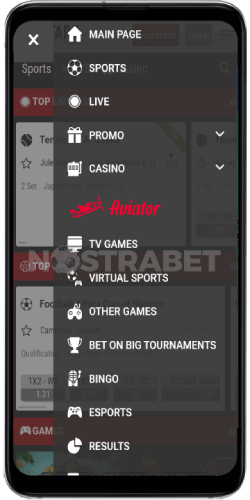 888starz android app menu