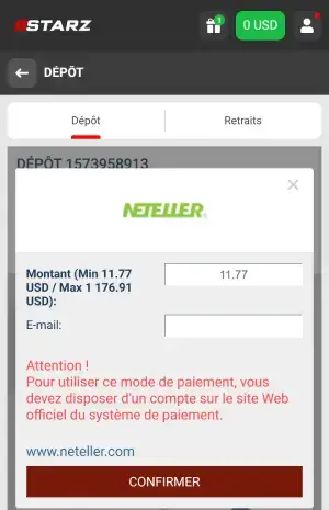 888starz dépôt mobile