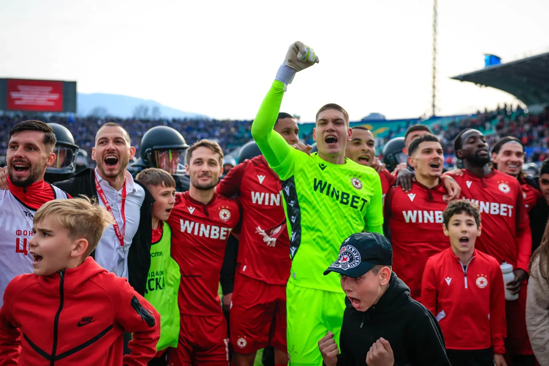 ЦСКА, радост след дербито