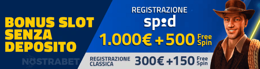 bonus senza deposito Admiralbet