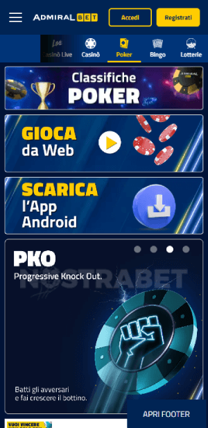 Admiralbet Poker