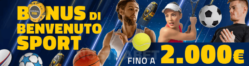 bonus di benvenuto admiralbet
