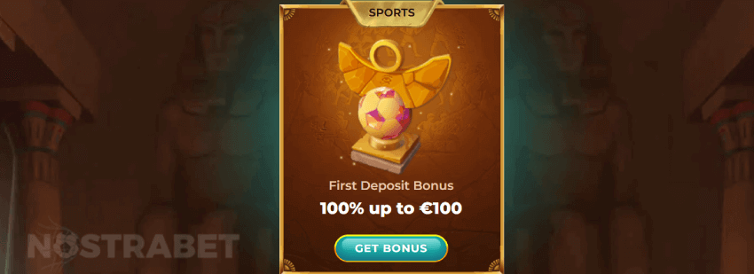 AmunRa sports welcome bonus