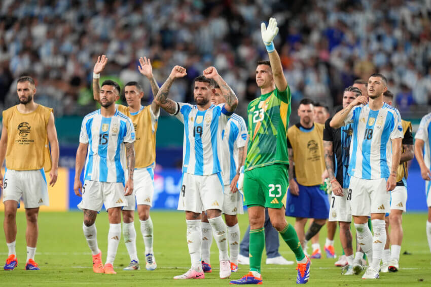 Jogadores da seleção Argentina (Copa América 2024)