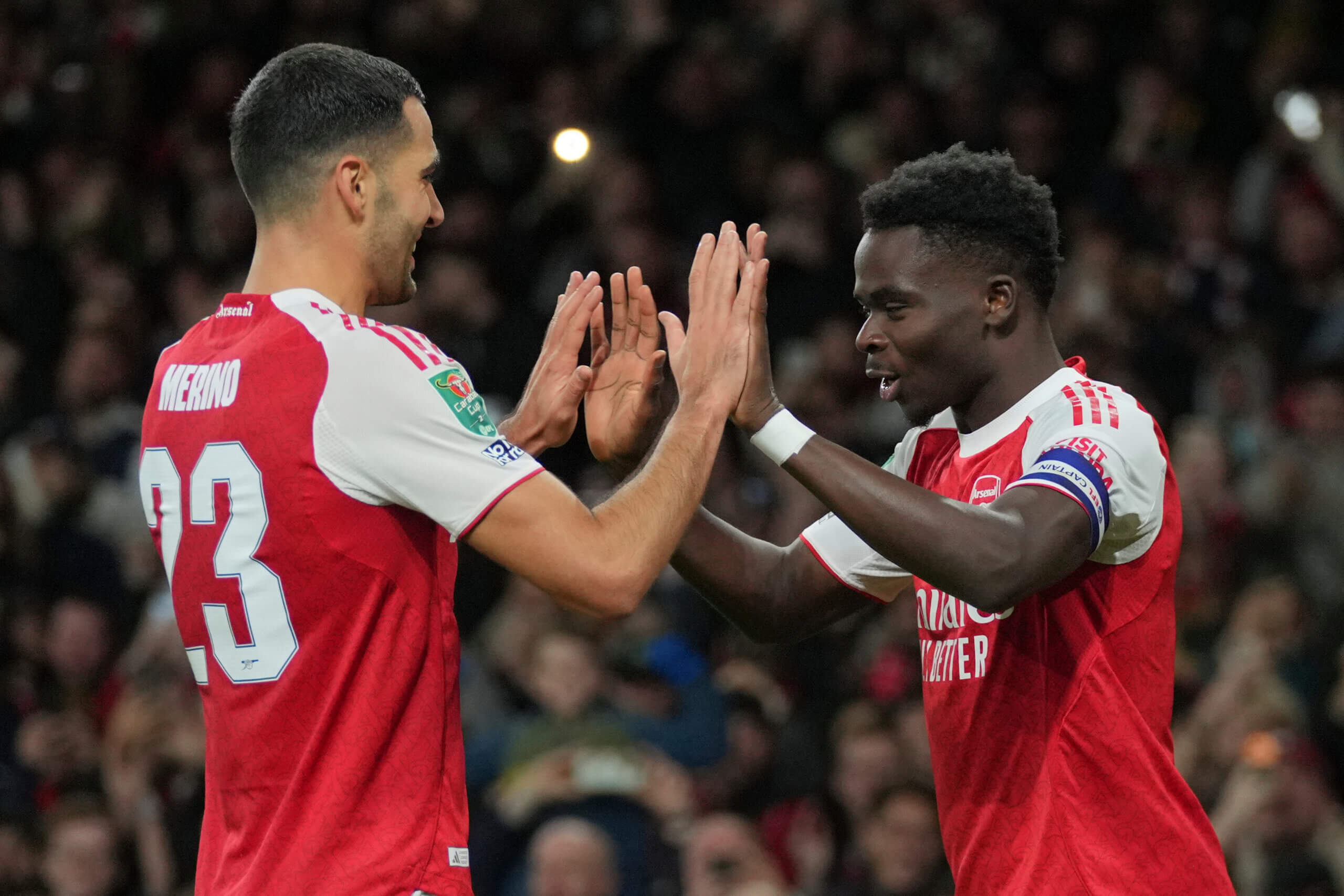 Микел Мерино и Букайо Сака