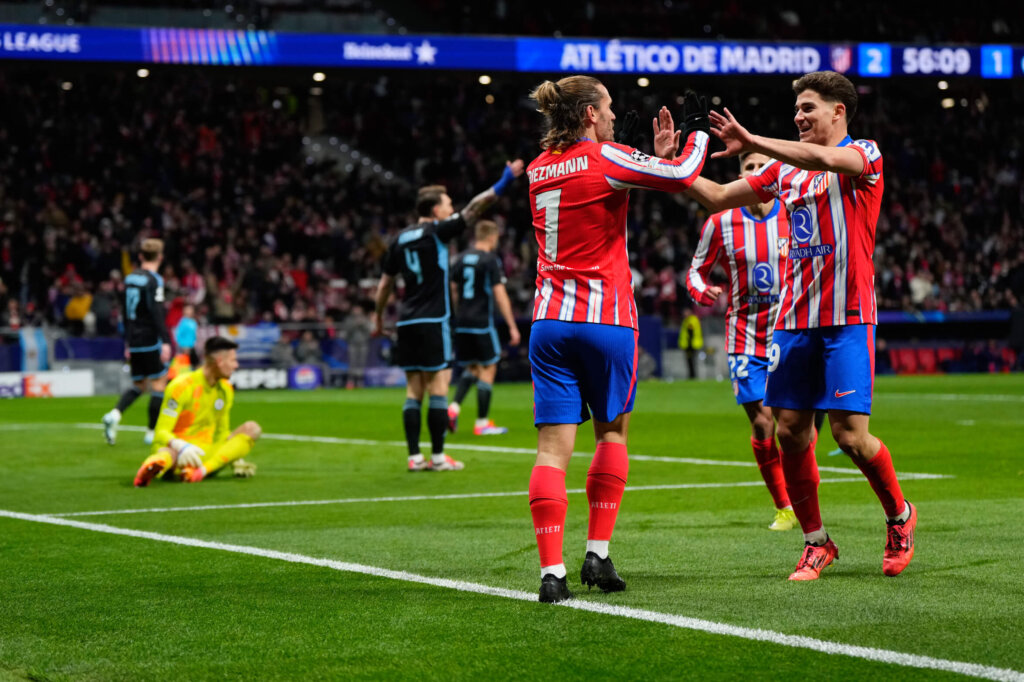 Jugadores del Atlético de Madrid en la UEFA Champions League