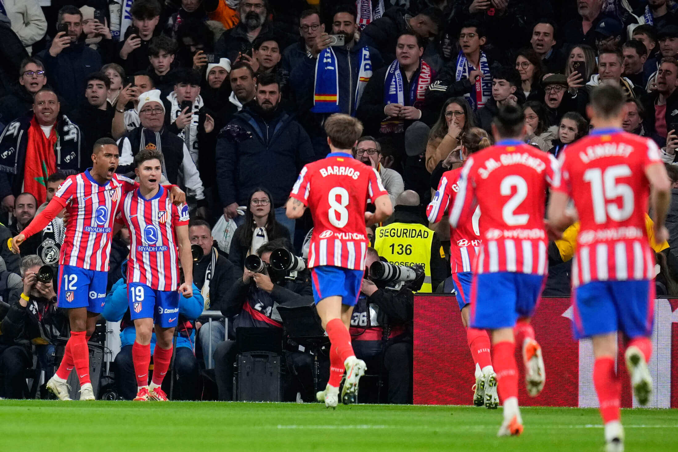 jugadores del Atletico Madrid