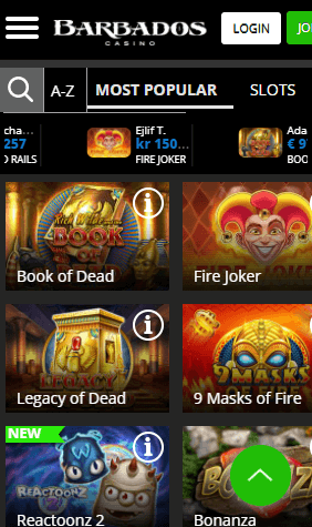 Barbados Mobile Screenshot