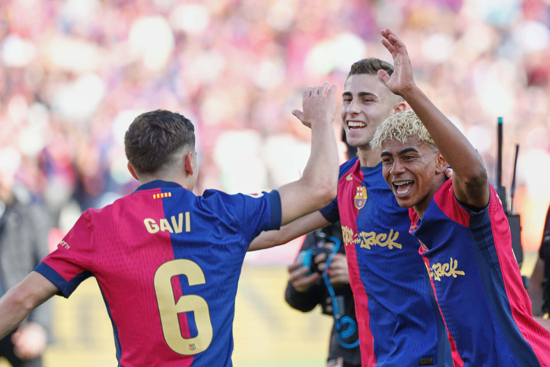 Jugadores del Barcelona