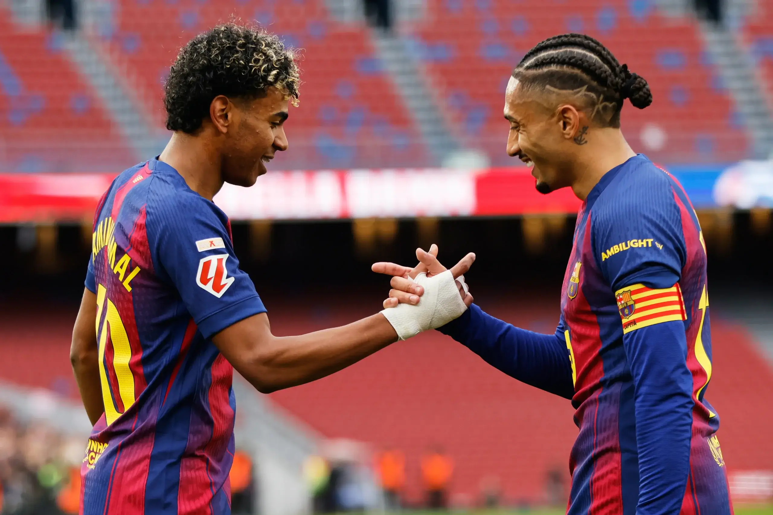 Ламин Ямал и Рафиня